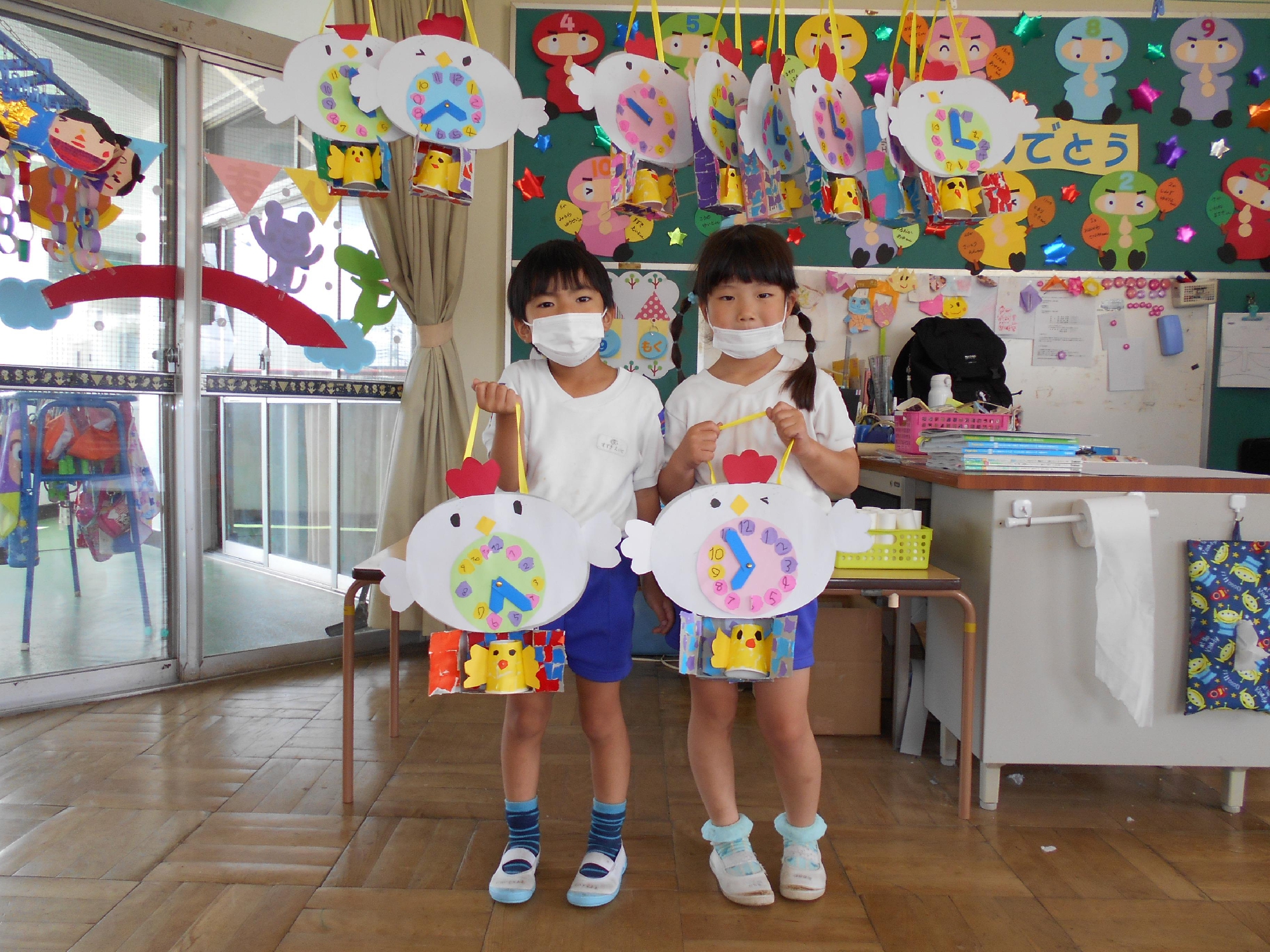 時の記念日に時計を作りました